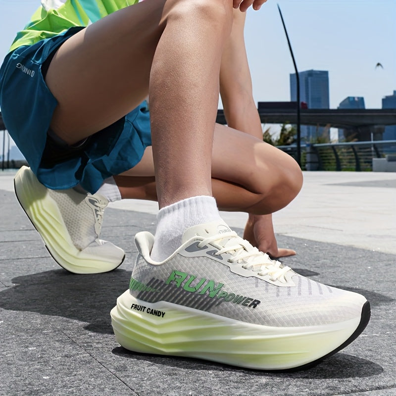 Lightweight breathable running shoes for men - Low-profile stability design with durable rubber outsole for road, trail and gym training - All-season comfort, extended sizes, unisex-friendly (black/orange), Fitness footwear, Sleek Sport