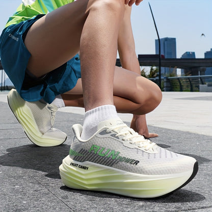 Lightweight breathable running shoes for men - Low-profile stability design with durable rubber outsole for road, trail and gym training - All-season comfort, extended sizes, unisex-friendly (black/orange), Fitness footwear, Sleek Sport