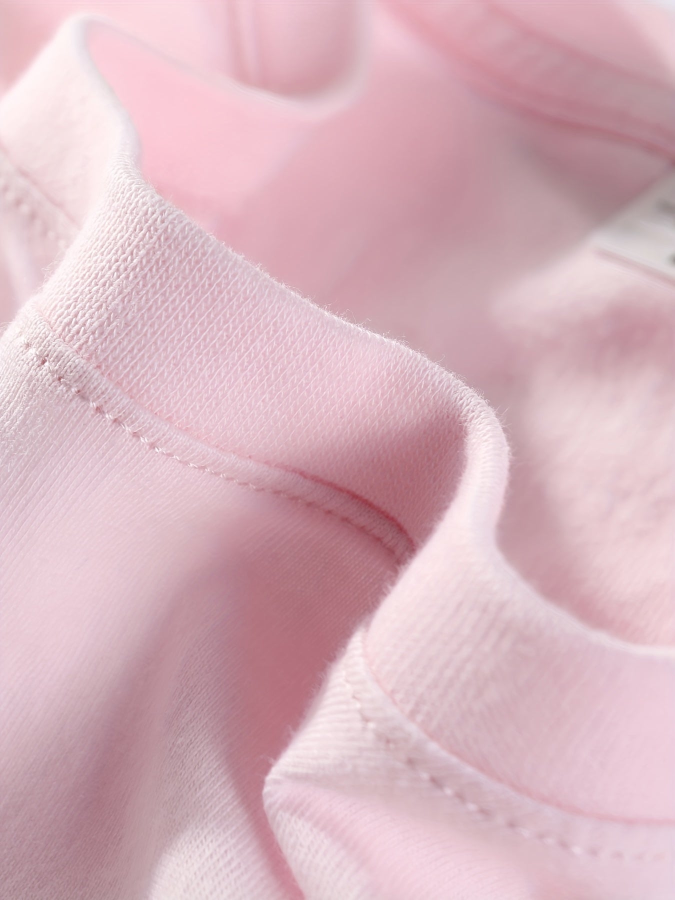 T-shirt infantil de cor sólida, blusa casual de manga curta, t-shirt infantil para o verão.