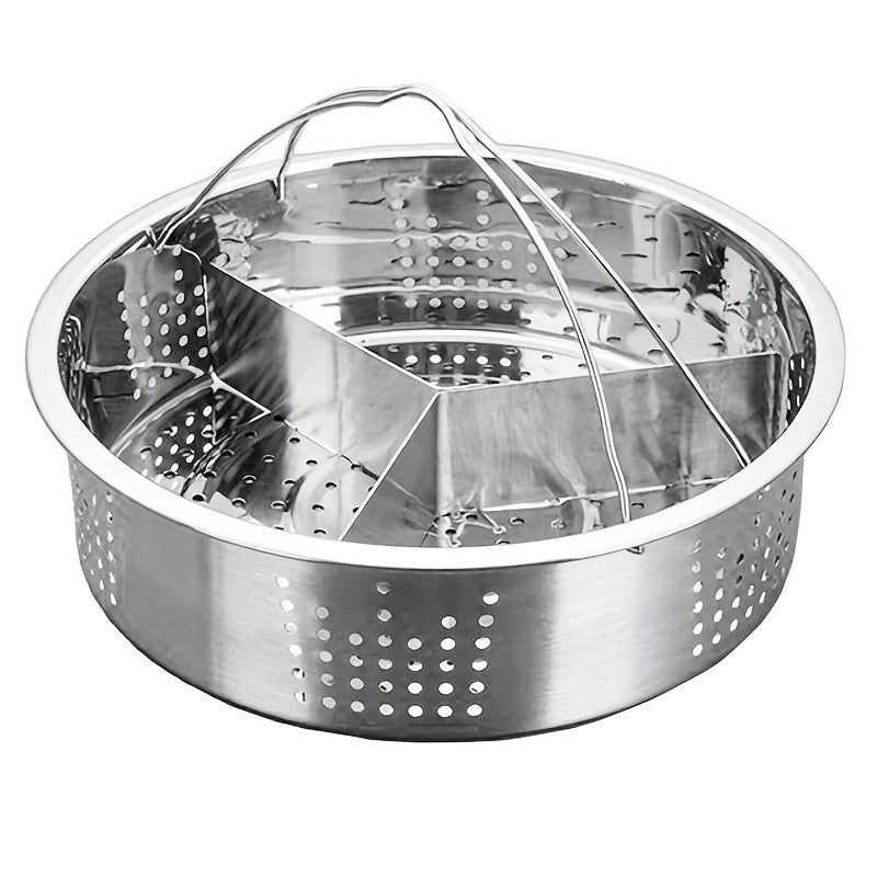 Steamer Basket for Instant Pot Stainless Steel Steamer Basket Rack Holder Trio Separator Pressure Cooking