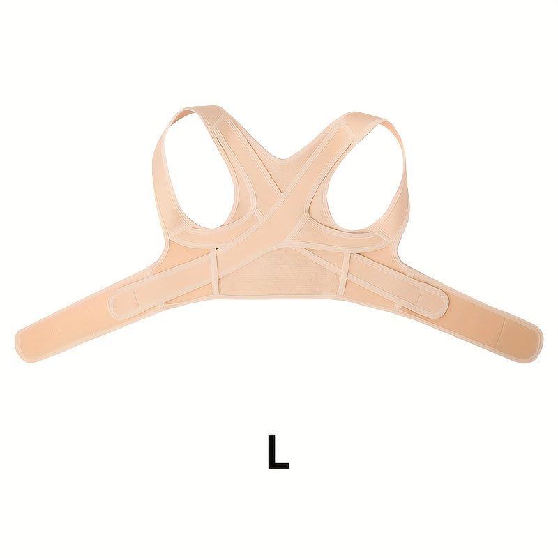 Adjustable Posture Brace with Thoracic Lumbar Support - Back, Hunchback & Round Shoulder, Comfortable Body Support Belt for &, Ideal for Scoliosis, Osteoporosis (Black)