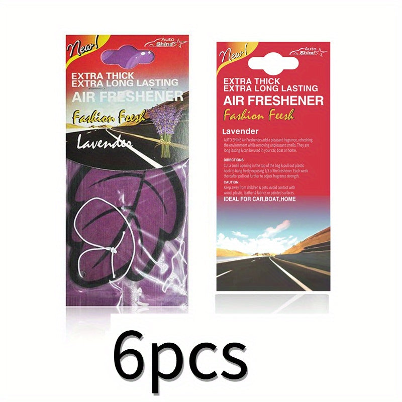 3-60pcs Car Air Freshener Natural Scented Tea Paper Auto Hanging Vanilla Perfume Fragrance Leaf Shape Car Interior Accessories Christmas Gift