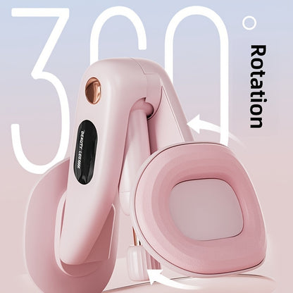 Pelvic Floor & Leg Trainer - Home Fitness Equipment for Slimming, Recovery & Muscle Toning - Countless Workouts, Durable ABS Material, White/Pink