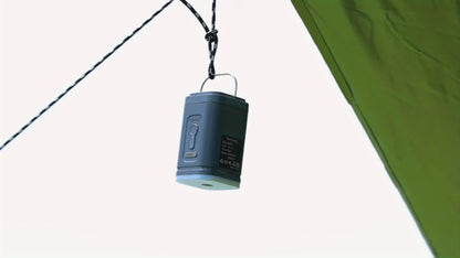 2-in-1 Portable Cordless Electric Air Pump with Built-in LED Light - Rechargeable Lithium Battery Outdoor Camping Gear for Inflatables, Tents, and Emergency Lighting