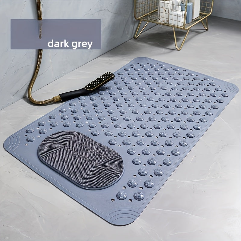 Available in 5 colors, bathroom anti-slip massage mat, hotel shower floor mat, toilet mat, shower bath rug, home massage pad