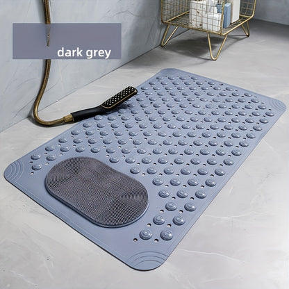 Available in 5 colors, bathroom anti-slip massage mat, hotel shower floor mat, toilet mat, shower bath rug, home massage pad