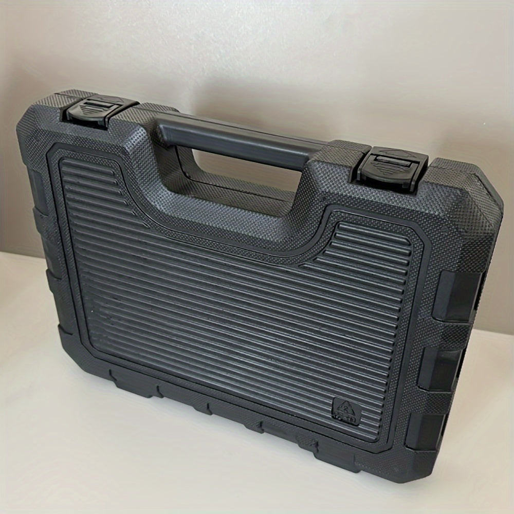 3/8" Drive Impact Socket Set, 6-Point 50pcs Standard Metric (8-22mm) &amp; SAE (5/16-3/4-Inch) CR-V Steel Sockets with Adapters and Tape Handle, Nice Gifts