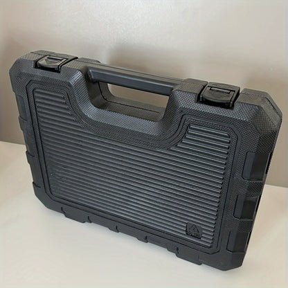 3/8" Drive Impact Socket Set, 6-Point 50pcs Standard Metric (8-22mm) &amp; SAE (5/16-3/4-Inch) CR-V Steel Sockets with Adapters and Tape Handle, Nice Gifts