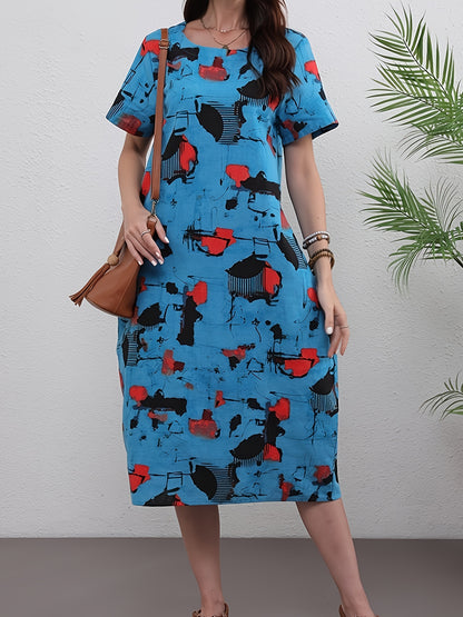 Graceful Linen Dress