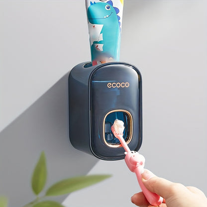 Elegant Wall-Mounted Automatic Toothpaste Dispenser - No Electricity Required
