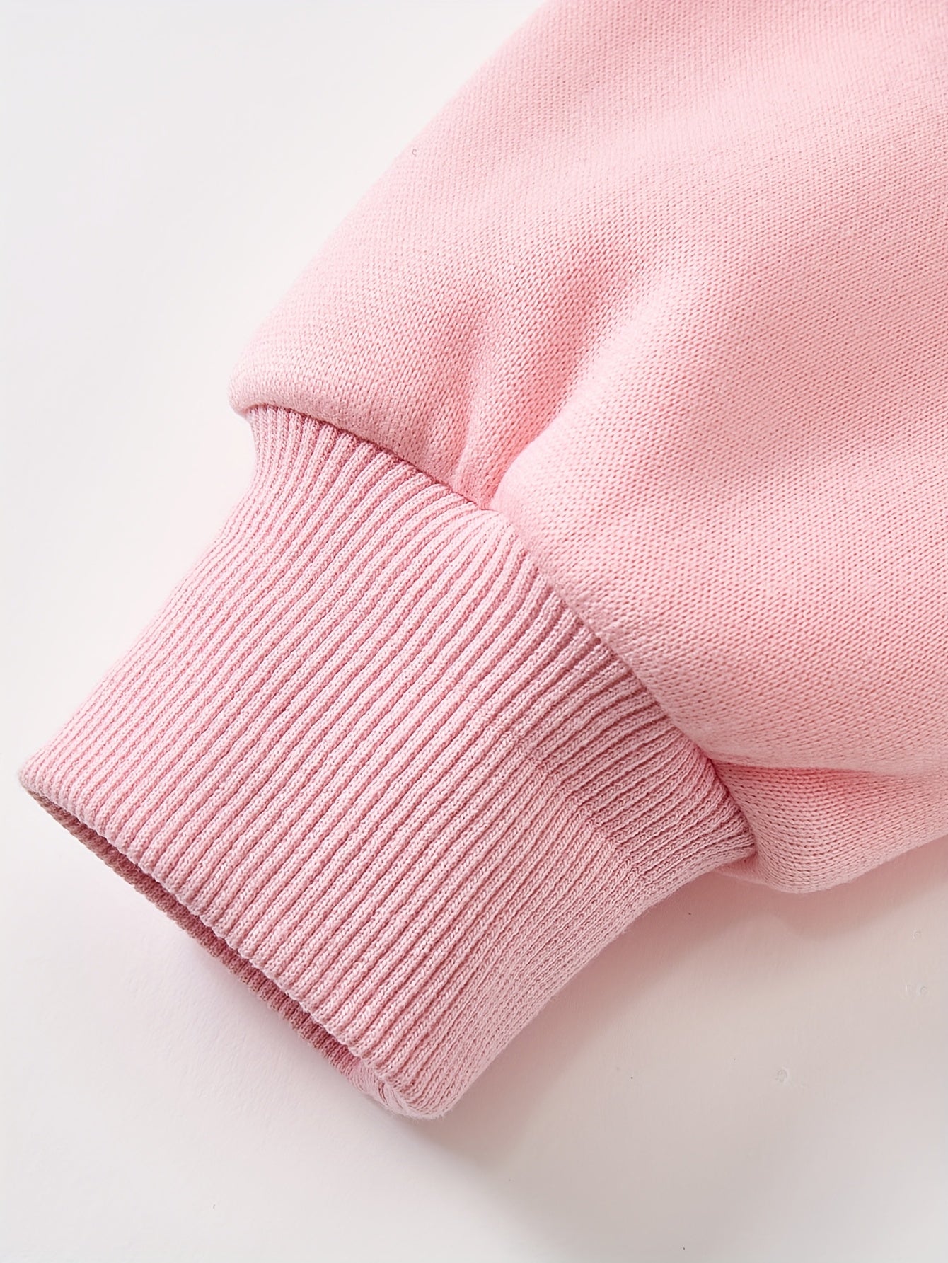 2pcs Disney Stitch Hoodie + Faux Denim Set, Fashionable Pink Sweatshirt &amp; Faux Denim Outfit for Girls, School Uniform Style, Streetwear Casual Fall/Winter Wear, Warm and Comfortable Fit, Perfect for Back-to-School Season, Ide