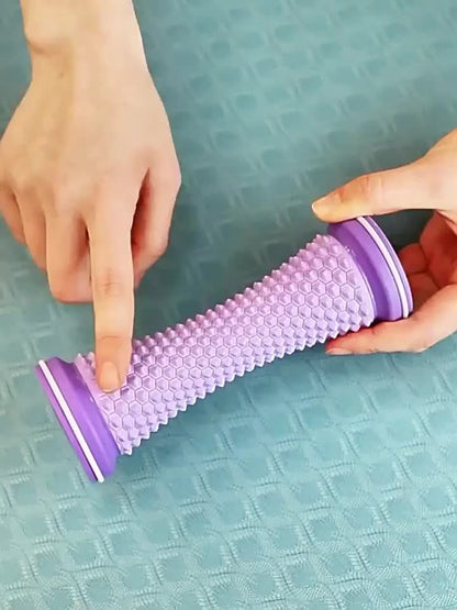 1pc Plantar Fascia Foot Massager - Rolling Trainer for Home Use, Non-Electric, Plastic Material for Improved Foot Comfort