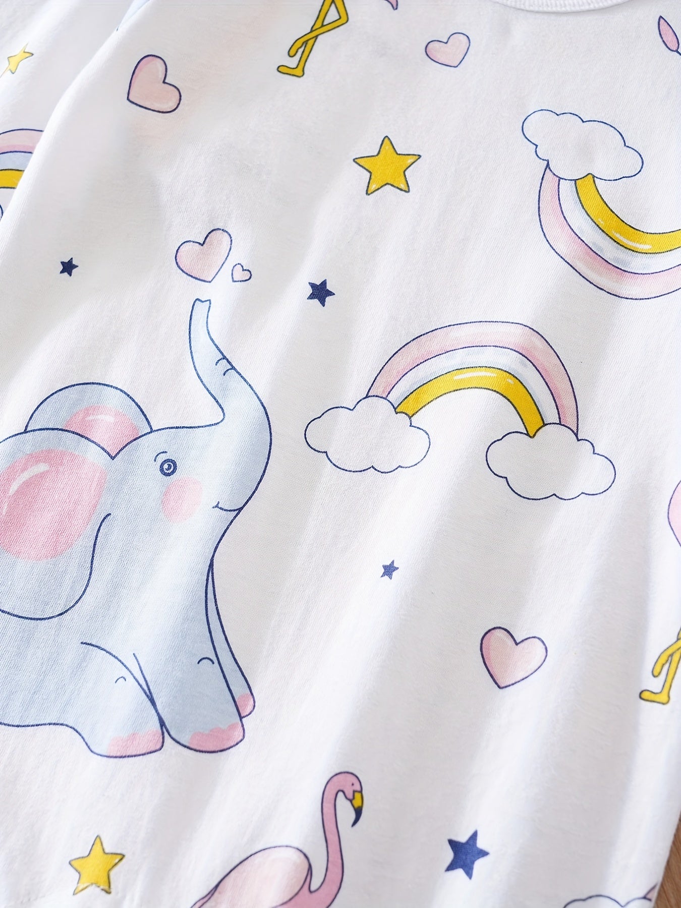 Macacão de manga comprida com gola redonda para bebé com estampado fofo de coala de desenho animado