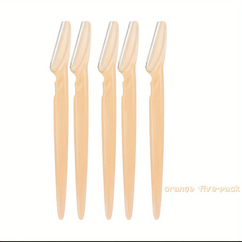 3-24pcs Eyebrow Razor Shaper Set, Facial Hair Remover Trimmer Grooming Kit for Women and Men, Stainless Steel, Non-Electric, No Battery Required, with Various Colors for Versatility