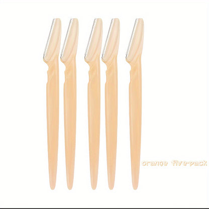 3-24pcs Eyebrow Razor Shaper Set, Facial Hair Remover Trimmer Grooming Kit for Women and Men, Stainless Steel, Non-Electric, No Battery Required, with Various Colors for Versatility