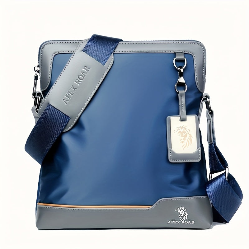 Men'S Crossbody Bag with Tablet Compartment - Messenger Bag, Passport Holder & Adjustable Strap - Sleek Royal Blue - Durable Everyday Carry for Travel, Gym, Commute - Perfect Gift for Men (Halloween, Christmas) - Compatible w