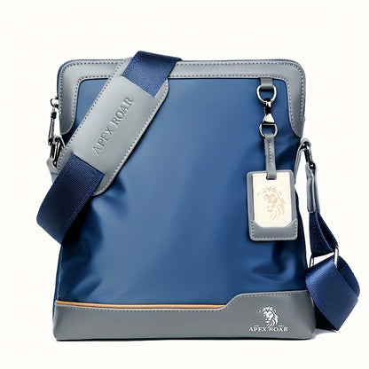 Men'S Crossbody Bag with Tablet Compartment - Messenger Bag, Passport Holder & Adjustable Strap - Sleek Royal Blue - Durable Everyday Carry for Travel, Gym, Commute - Perfect Gift for Men (Halloween, Christmas) - Compatible w