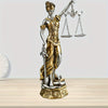 Estátua Elegante da Deusa da Justiça em Resina
