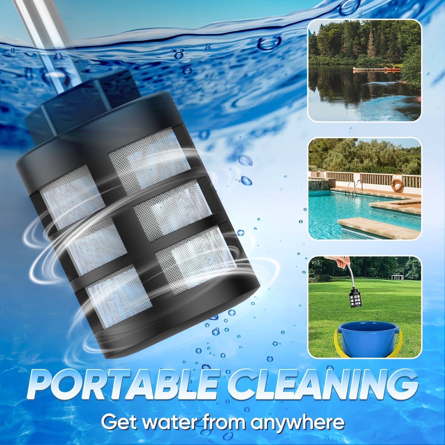 Pistola de limpeza de alta pressão sem fios, auto-ferrante, com jato contínuo de espuma, mangueira de 5 m e 2 pilhas de lítio recarregáveis, bocal 3 em 1, lavadora elétrica portátil, ideal para lavar automóveis, limpar jardins e pavimentos.