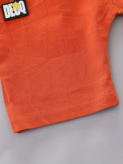 2pcs Baby Boys Dinosaur Print Button Short Sleeve Shirt Top &amp; Elastic Waist Shorts Set Toddler Summer Clothes For Daily &amp; Outdoor Wear