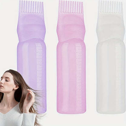 120ml Hair Dyeing Bottle with Comb Shampoo and Applicator Tool - Easy and Precise Hair Color Application