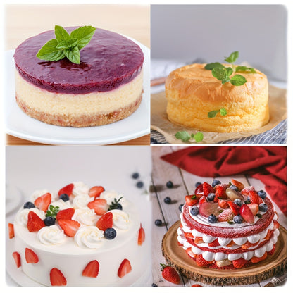 4pcs, Silicone Cake Pans, 10.16cm/15.24cm/20.32cm/25.4cm Baking Cake Molds, Baking Pan, Oven Accessories, Baking Tools, Kitchen Gadgets, Kitchen Accessories