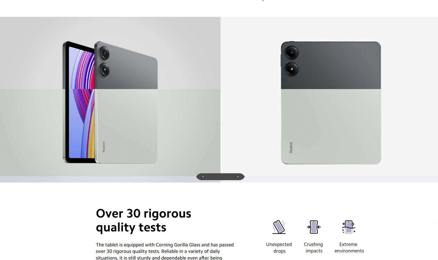 Xiaomi Redmi Pad Pro Tablet 8GB+256GB Charger Noincluded, Snapdragon 7S Gen 2 Octa Core 12.1'' 120Hz Display 10000mAh Battery