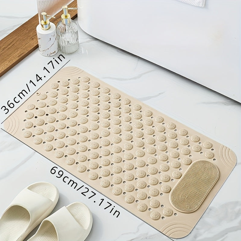 Available in 5 colors, bathroom anti-slip massage mat, hotel shower floor mat, toilet mat, shower bath rug, home massage pad