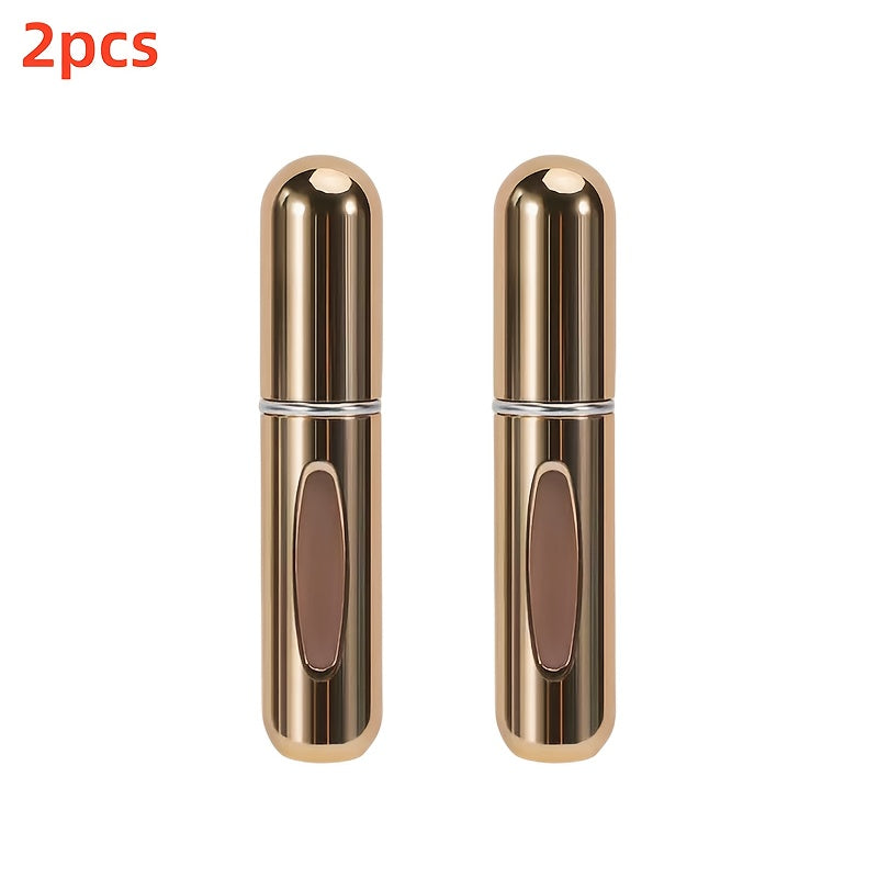 For Mini Portable Refillable Perfume Atomizer - Aluminum Mist Spray Bottle for Travel, Multi-Color Options, Fragrance-Free (Bubble-Free), Refillable Perfume Bottle|Compact Design|Aluminum Atomizer, Perfume Bottl