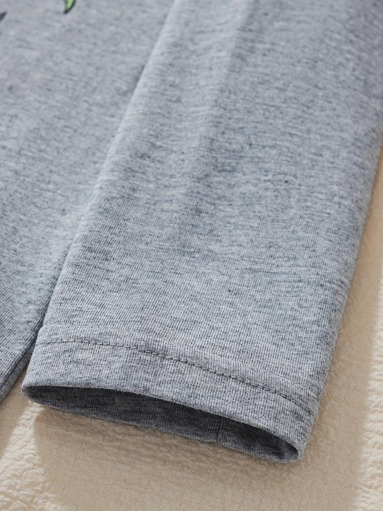 Boys' Long Sleeve Cotton T-Shirt, Casual Crew Neck, Dinosaur Print, Breathable Knit Fabric, for Fall - Casual & Outdoor Wear