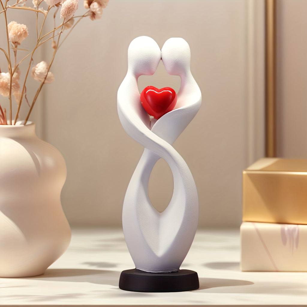 Personalized Couple Figurine Resin Art Deco Tabletop Decor Valentine Gift