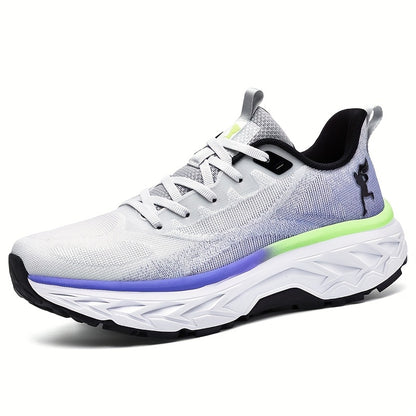 Unisex High-Performance Sports Shoes, on Large Sizes, MD Soft Sole, Breathable Knitted Mesh Upper, Flexible Fabric Lining, Trendy Design, Lightweight Body, All-Season Wear, Elegant Sneakers For Women, Chunky High Cut Sneaker,