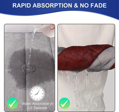 1pc Soft and Comfortable Bathroom Memory Foam Mat with Quick Absorption and Anti-Slip Properties, Bathroom Decor, Bathroom decorations, bath rug, kitchen Area Rugs, Laundry, bedrooom, shower, indoor mat