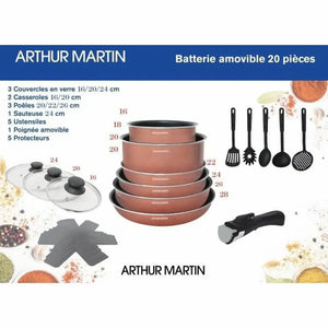 Arthur Martin 20-Piece Kitchen Drum Set