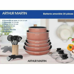 Arthur Martin 20-Piece Kitchen Drum Set