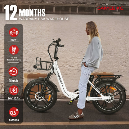 Adult E-Bike, Max 55miles And 25 KM/H City Cruising E-Bike, 50.8cm Tire Mountain Bike Commuting Snow Bike, 468WH Removable Battery, 7 Speed E-Bike, Front Suspension Bike with 6 Styles Of Hex Wrenches, 1 Screwdriver, And 2 Typ