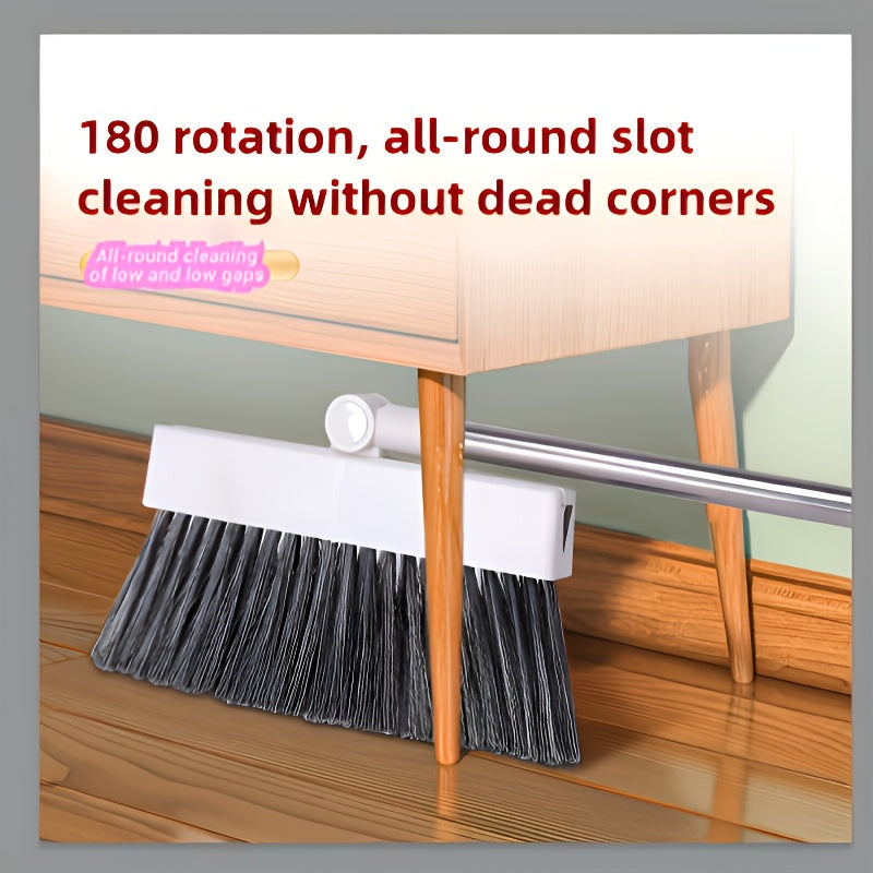 3-in-1 Home Cleaning Kit: Soft Bristle Broom, Dustpan &amp; Brush Combo - Non-Stick Hair, Ideal for Home, Office, School, Dorm - Perfect Christmas Gift, Cleaning Brush