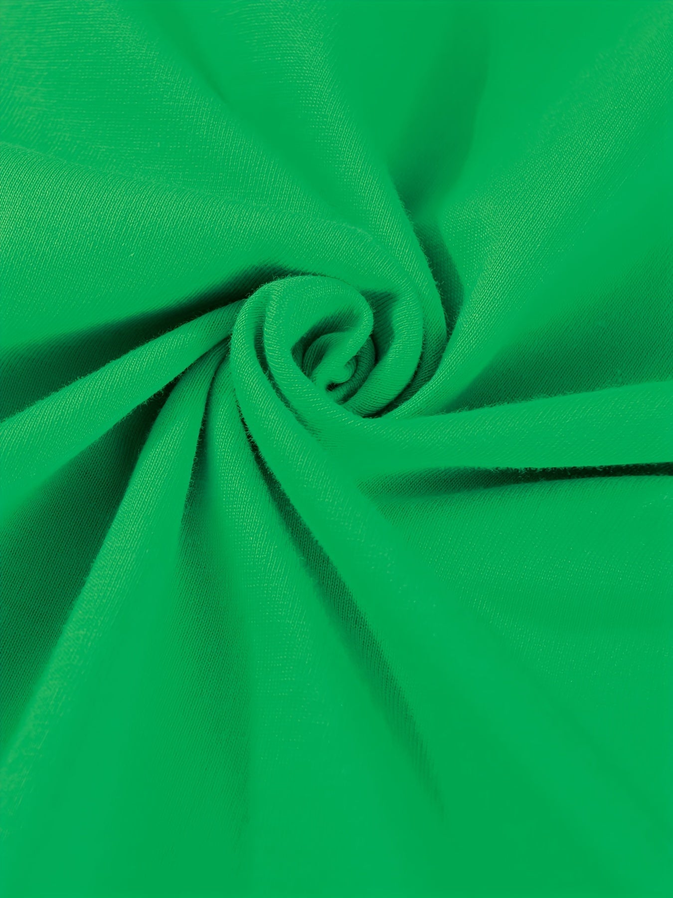 T-shirt infantil de cor sólida, blusa casual de manga curta, t-shirt infantil para o verão.