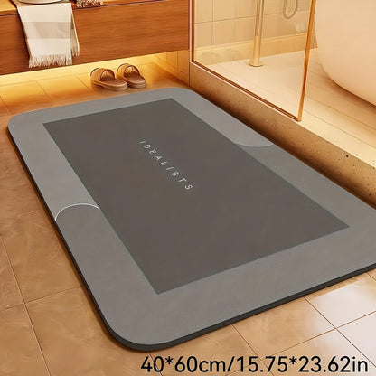 Extra Absorbent Bath Mat - Quick-Dry, Non-Slip Floor Mat, Soft and Comfortable, Suitable for Bathroom, Toilet, Shower, Laundry Room, Bedroom, Living Room, Kitchen, Door Mat