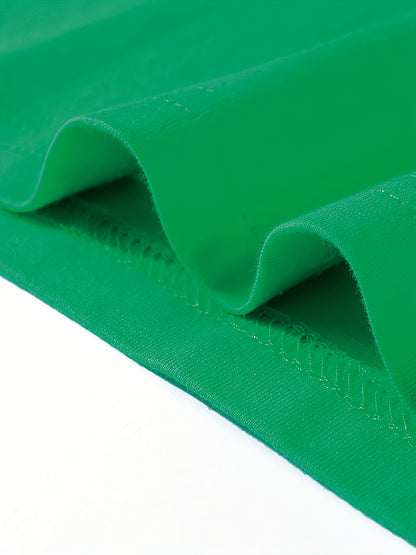 T-shirt infantil de cor sólida, blusa casual de manga curta, t-shirt infantil para o verão.