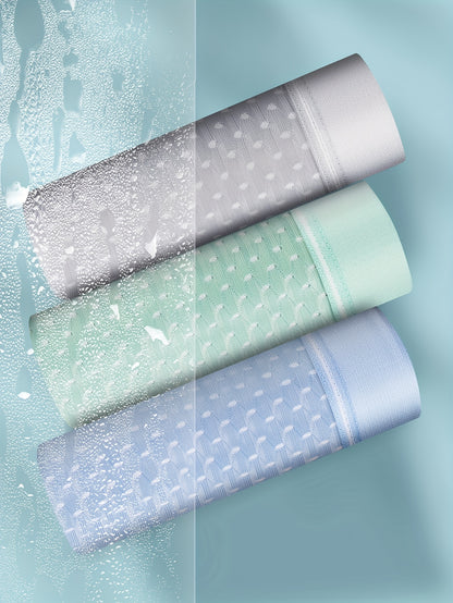 6-Piece Men's Breathable Underwear - Moisture-Wicking No-Show Boxer Briefs, Mid-Stretch Solid Color for Running & Summer, Sexy Comfort Fit