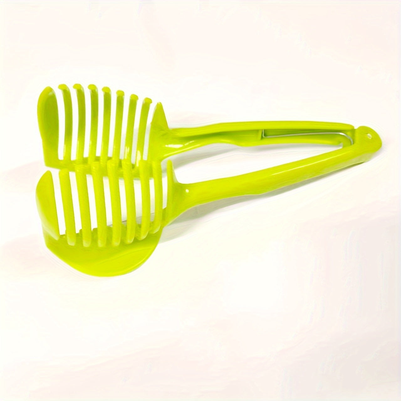 1pc, Tomato Slicer Tool, Lemon Cutter Tool, Lemon Slicer Holder, Tomato Slicer Holder, Lemon Cutter Holder, Round Fruit Tongs, Egg Slicer Cutting Holder, Kitchen Tools