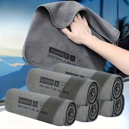 2/4/6/8pcs Multi-Purpose Reusable Cleaning Wipes, Quick-Dry Super Absorbent Towels for Home Kitchen, RV Towel Rolls, Versatile Cloths Suitable for Living Room, Bedroom & Car Washing, Double-Layer Thickened Soft Drying Cloths,