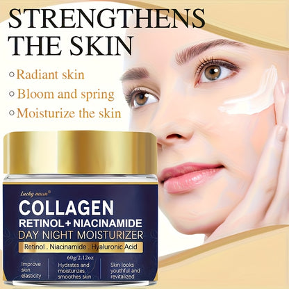 Lucky Musn Collagen Retinol Niacinamide Day and Night Moisturizer
