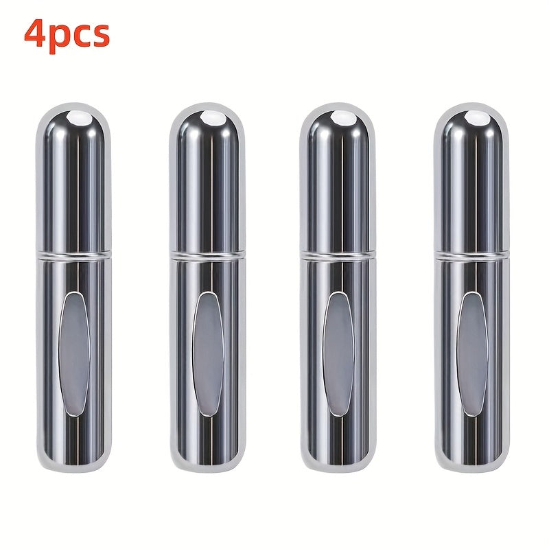 For Mini Portable Refillable Perfume Atomizer - Aluminum Mist Spray Bottle for Travel, Multi-Color Options, Fragrance-Free (Bubble-Free), Refillable Perfume Bottle|Compact Design|Aluminum Atomizer, Perfume Bottl