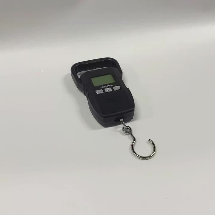 CYCG Heavy-Duty Digital Hanging Scale 132lb/60kg with Large Handle &amp; Backlit LCD Display, /Plastic Construction, 0.01lb/0.01kg Precision, Large Capacity Weight Scale for Luggage, Fishing, Postal, Laboratory, Gym, Construction
