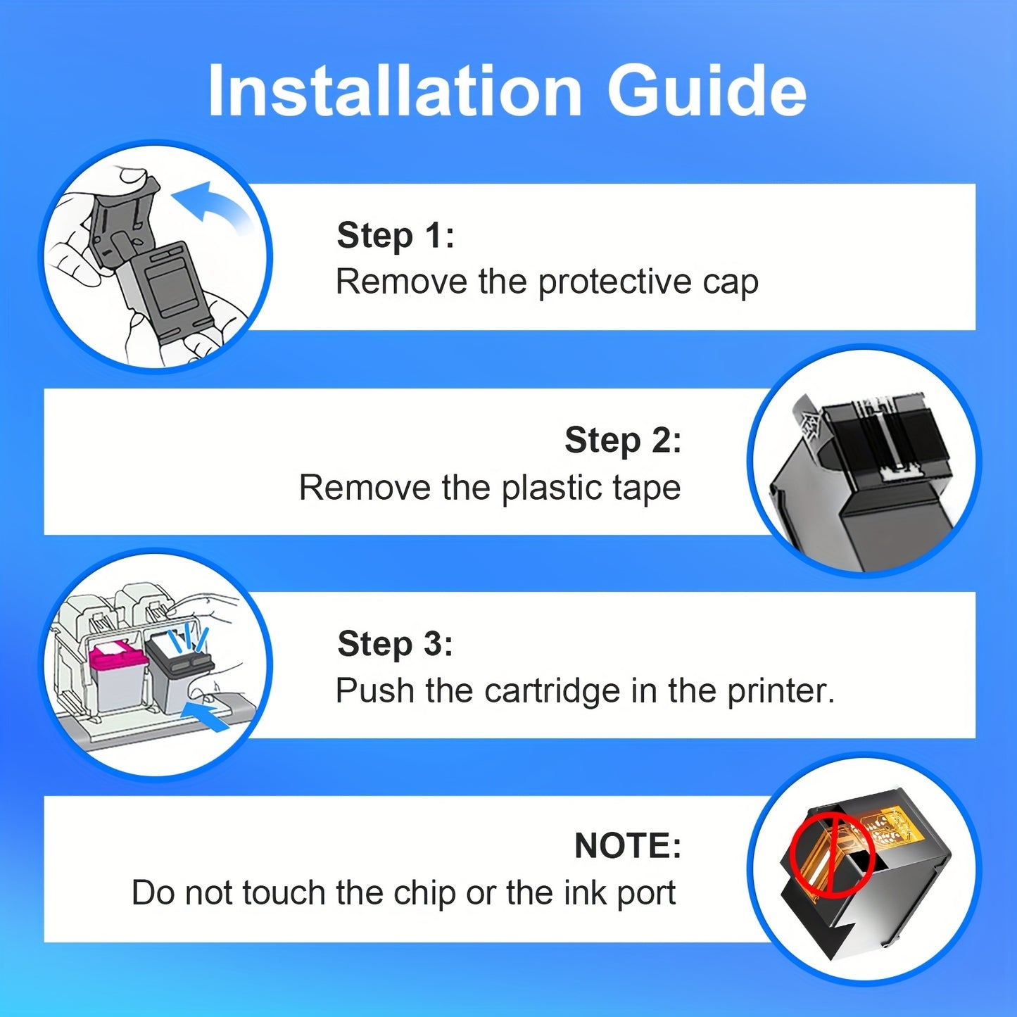 305XL Ink Cartridges Replacement for HP 305 XL, Remanufactured for HP 2700, 2700e, 2752, 2752e, 2742, 2755, 4100, 4100e, 4152, 4155e, 6000, 6055, 6400, 6458, 6458e, Printer, Ink Cartridges For Printers, Printer Supplies, Offi