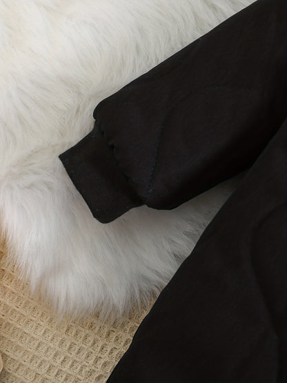 Infant Hooded Thick Romper Long Sleeve Zipper Thermal Jumpsuit, Babies & Kids Coat