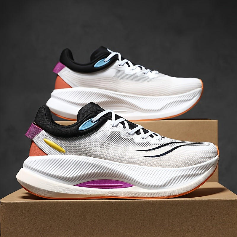 Men'S and Women'S Versatile Running Shoes - Stylish Low-Top Sneakers with Lace-Up Closure, Lightweight and Breathable Fabric Upper, Rubber Base for Outdoor and Gym Training, Ideal for Morning and Night Jogging, Park Exercises