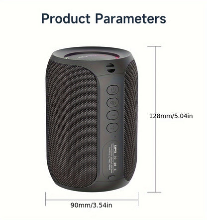 ZEALOT S32Pro 15W Wireless Speaker, Portable Bass, TWS Supports Dual Pairing, 3600mAh Battery, RGB Light, 10 Hours of Gaming Time, Loud Stereo, Charging Cable And Auxiliary Cable, Compatible With Memory Card/usb Insert, Suita